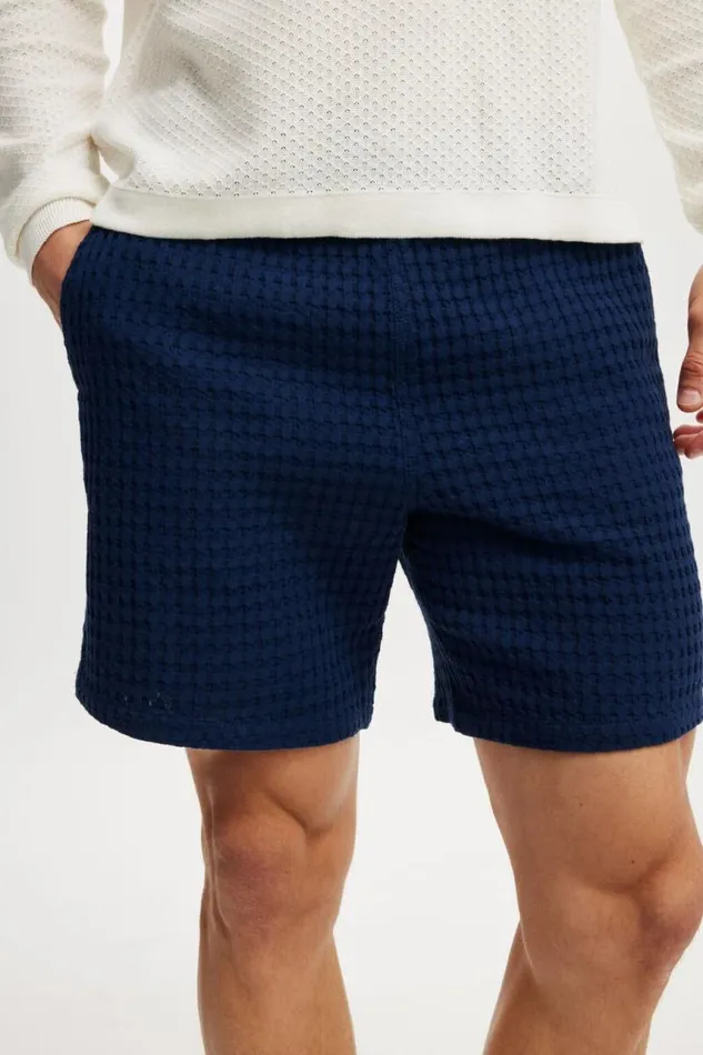 Cotton On Shorts Elevated Easy Short Cobalt Box Weave 8211 Men Cotton On Shorts Elevated Easy Short Cobalt Box Weave 8211 Men