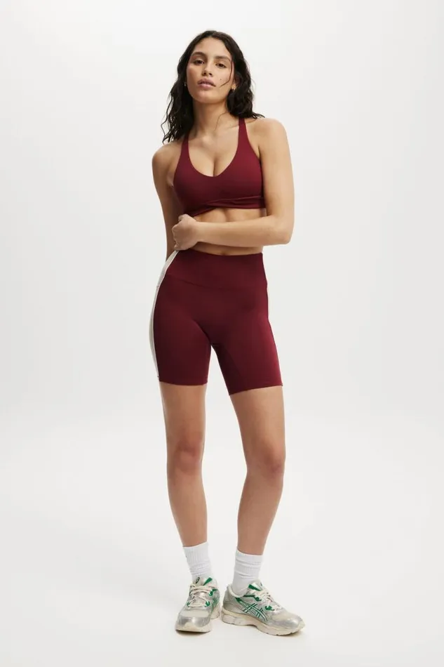 Cotton On Shorts Ultra Soft Track Bike Short Cabernet Allspice 8211 Women
