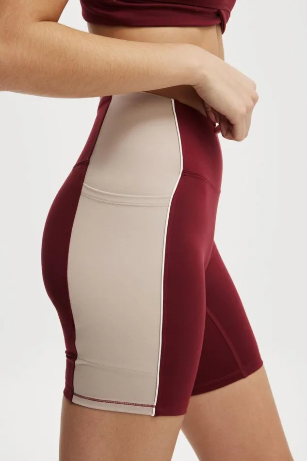 Cotton On Shorts Ultra Soft Track Bike Short Cabernet Allspice 8211 Women
