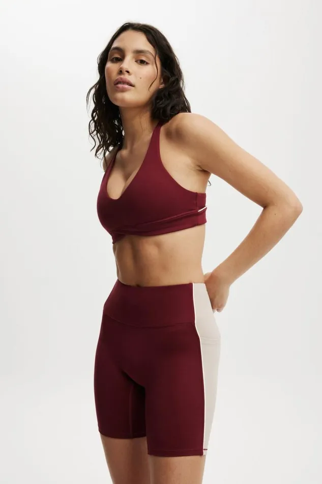 Cotton On Shorts Ultra Soft Track Bike Short Cabernet Allspice 8211 Women