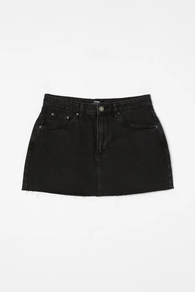 Cotton On Skirts Denim Mini Skirt Graphite Black 8211 Women Cotton On Skirts Denim Mini Skirt Graphite Black 8211 Women