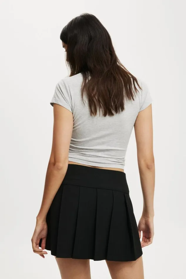 Cotton On Skirts Wren Pleated Mini Skirt Black 8211 Women