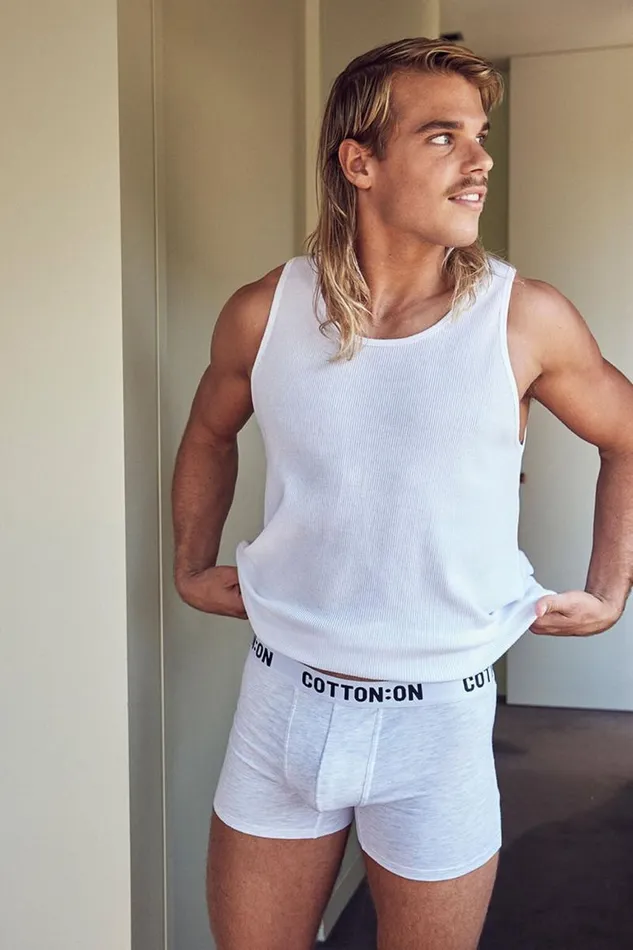 Cotton On Socks and Underwear Mens Organic Cotton Trunks Light Grey Marlewhiteblack 8211 Men Cotton On Socks and Underwear Mens Organic Cotton Trunks Light Grey Marlewhiteblack 8211 Men
