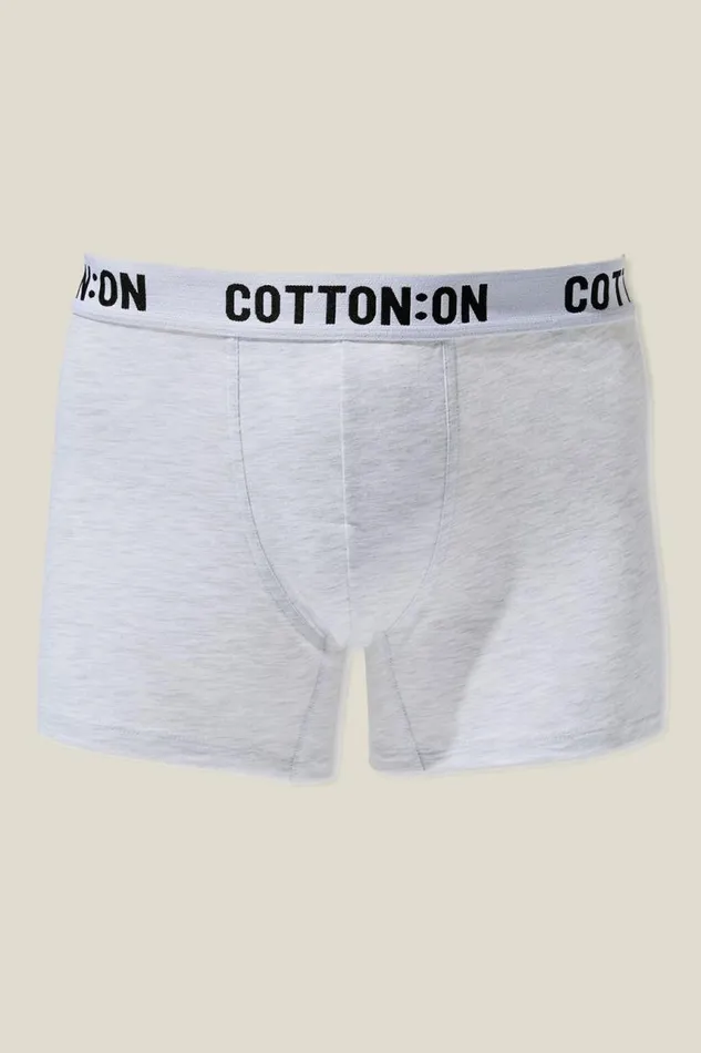 Cotton On Socks and Underwear Mens Organic Cotton Trunks Light Grey Marlewhiteblack 8211 Men Cotton On Socks and Underwear Mens Organic Cotton Trunks Light Grey Marlewhiteblack 8211 Men
