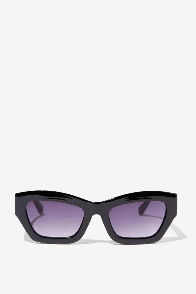 Cotton On Sunglasses Ciara Cat Eye Sunglasses Black 8211 Women