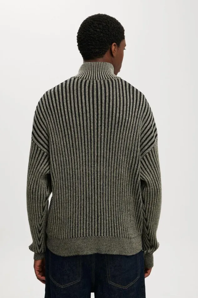 Cotton On Sweaters Zip Through Knit Black 8211 Men Cotton On Sweaters Zip Through Knit Black 8211 Men