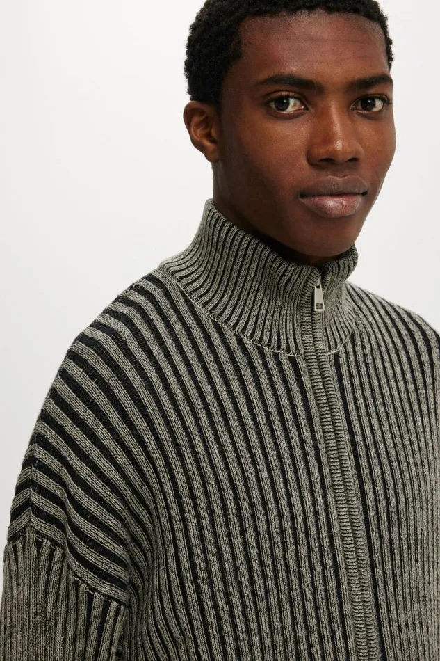 Cotton On Sweaters Zip Through Knit Black 8211 Men Cotton On Sweaters Zip Through Knit Black 8211 Men