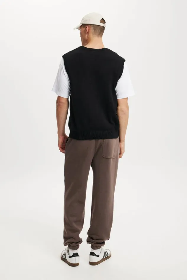 Cotton On Sweats and Hoodies Baggy Cuffed Track Pant Washed Chocolate 8211 Men Cotton On Sweats and Hoodies Baggy Cuffed Track Pant Washed Chocolate 8211 Men