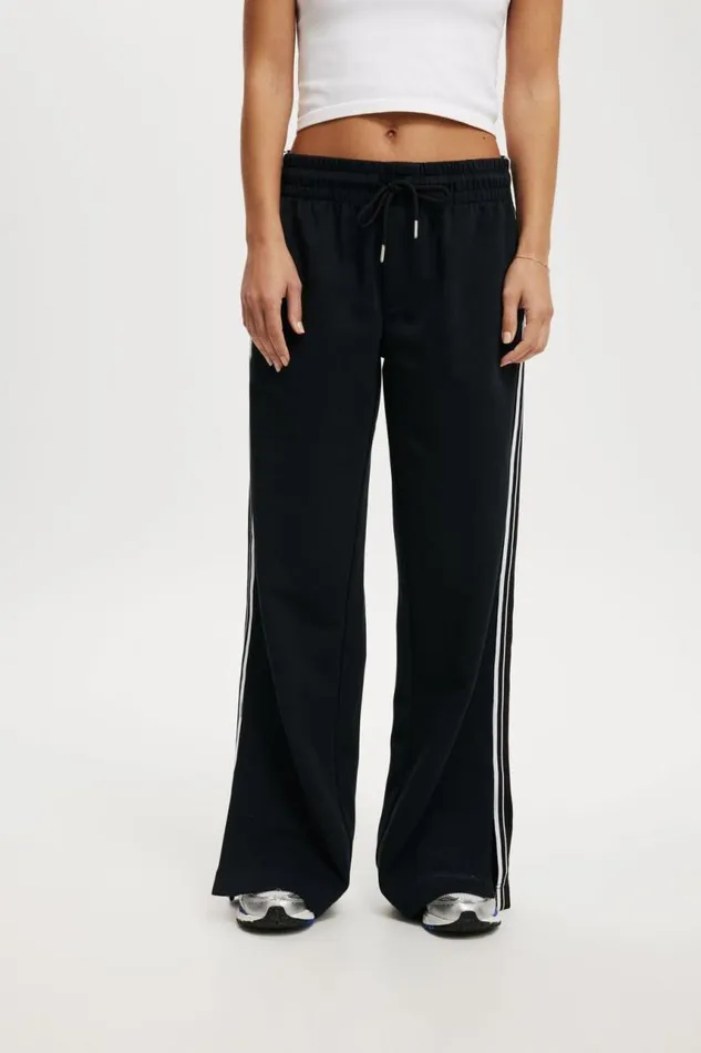 Cotton On SweatsandHoodies Court Side Track Pant Blackwhite 8211 Women