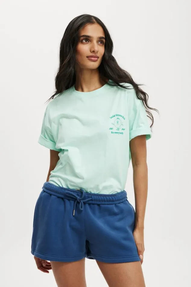Cotton On SweatsandHoodies Plush Essential Gym Short Deep Blue 8211 Women Cotton On SweatsandHoodies Plush Essential Gym Short Deep Blue 8211 Women