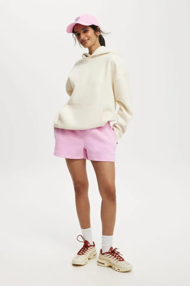 Cotton On SweatsandHoodies Plush Essential Gym Short Millennial Pink 8211 Women
