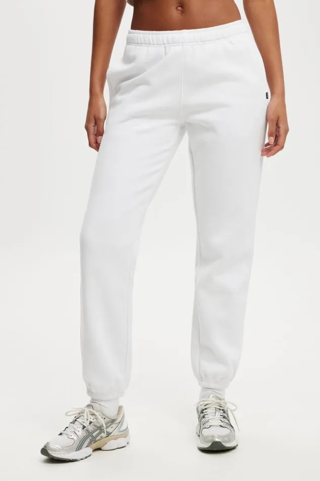 Cotton On SweatsandHoodies Plush Essential Gym Sweatpant White 8211 Women Cotton On SweatsandHoodies Plush Essential Gym Sweatpant White 8211 Women