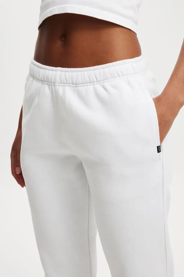 Cotton On SweatsandHoodies Plush Essential Gym Sweatpant White 8211 Women Cotton On SweatsandHoodies Plush Essential Gym Sweatpant White 8211 Women