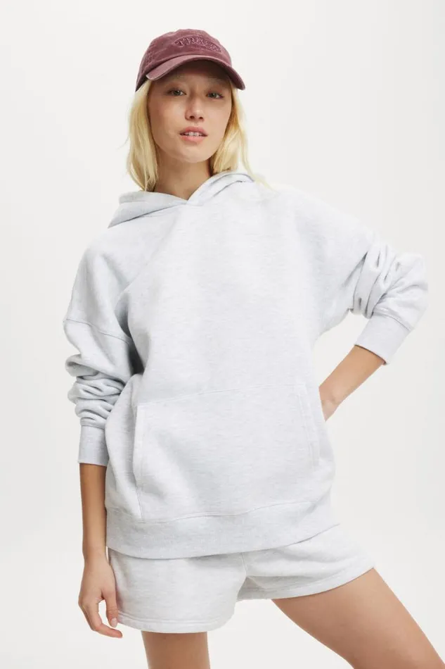 Cotton On SweatsandHoodies Plush Premium Graphic Hoodie Cloudy Grey Marlewellness Club Cherry Dream 8211 Women Cotton On SweatsandHoodies Plush Premium Graphic Hoodie Cloudy Grey Marlewellness Club Cherry Dream 8211 Women