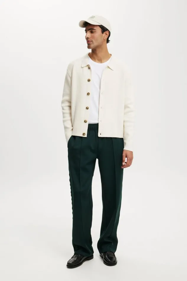Cotton On Sweats and Hoodies Tricot Relaxed Track Pant Dark Trekking Green 8211 Men