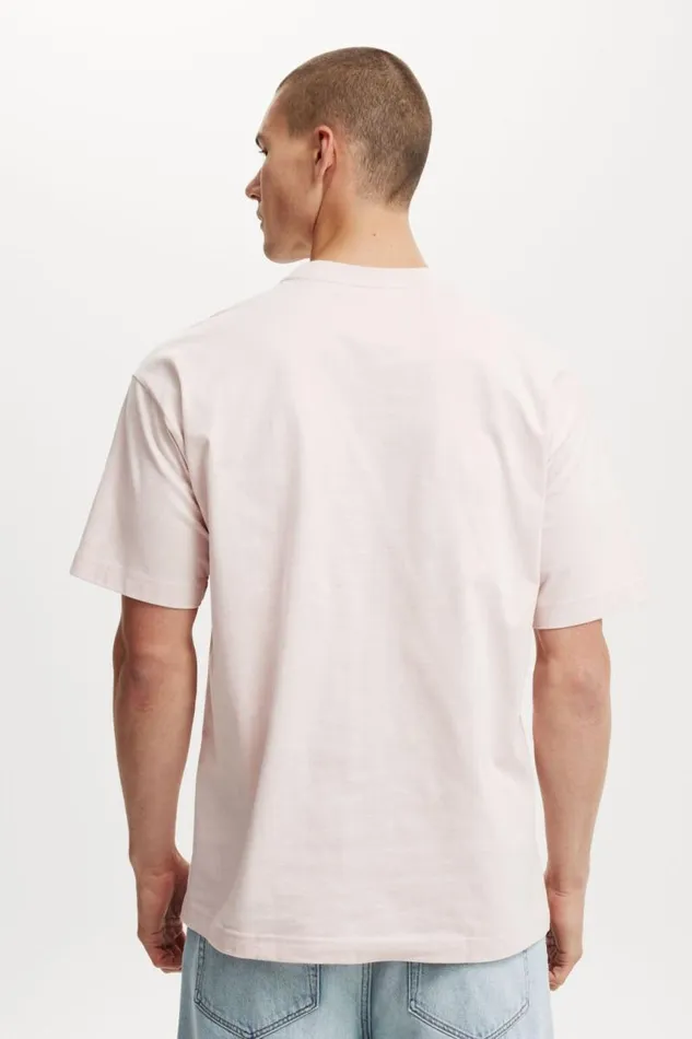 Cotton On Tees and Tanks Box Fit Text TShirt Cloud Pinkroyel Regency 8211 Men Cotton On Tees and Tanks Box Fit Text TShirt Cloud Pinkroyel Regency 8211 Men