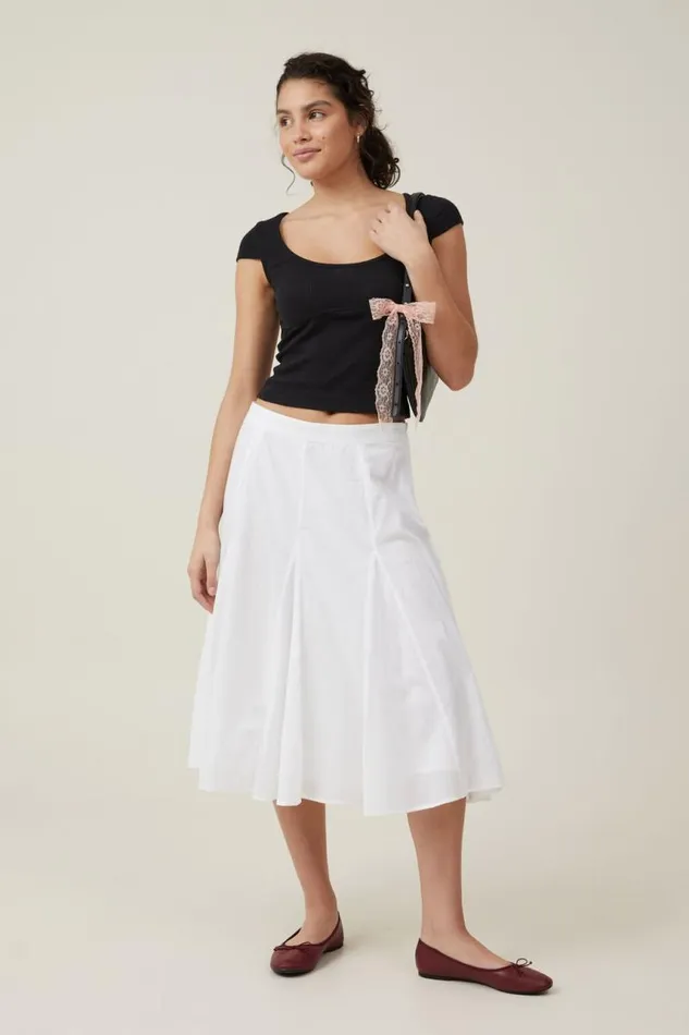 Cotton On Tops Darcie Scoop Neck Short Sleeve Top Black 8211 Women
