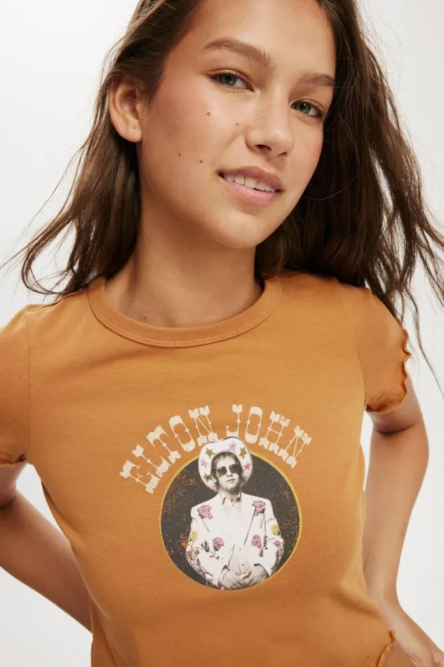 Cotton On Tops Micro Lettuce Graphic License Tee Lcn Bra Elton John Sedona Sand 8211 Women Cotton On Tops Micro Lettuce Graphic License Tee Lcn Bra Elton John Sedona Sand 8211 Women
