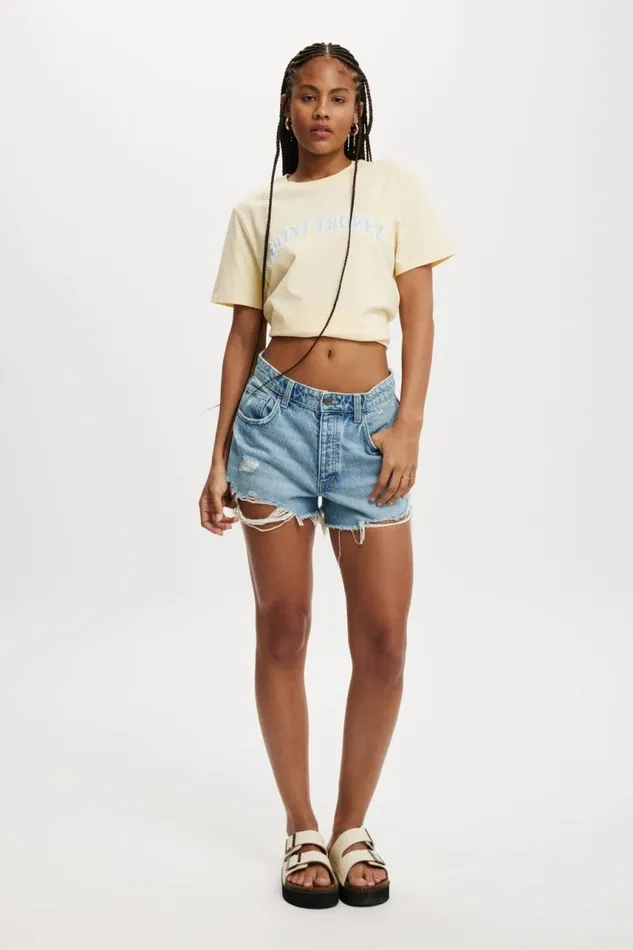 Cotton On Tops Regular Fit Graphic Tee Saint Tropezbuttermilk 8211 Women Cotton On Tops Regular Fit Graphic Tee Saint Tropezbuttermilk 8211 Women