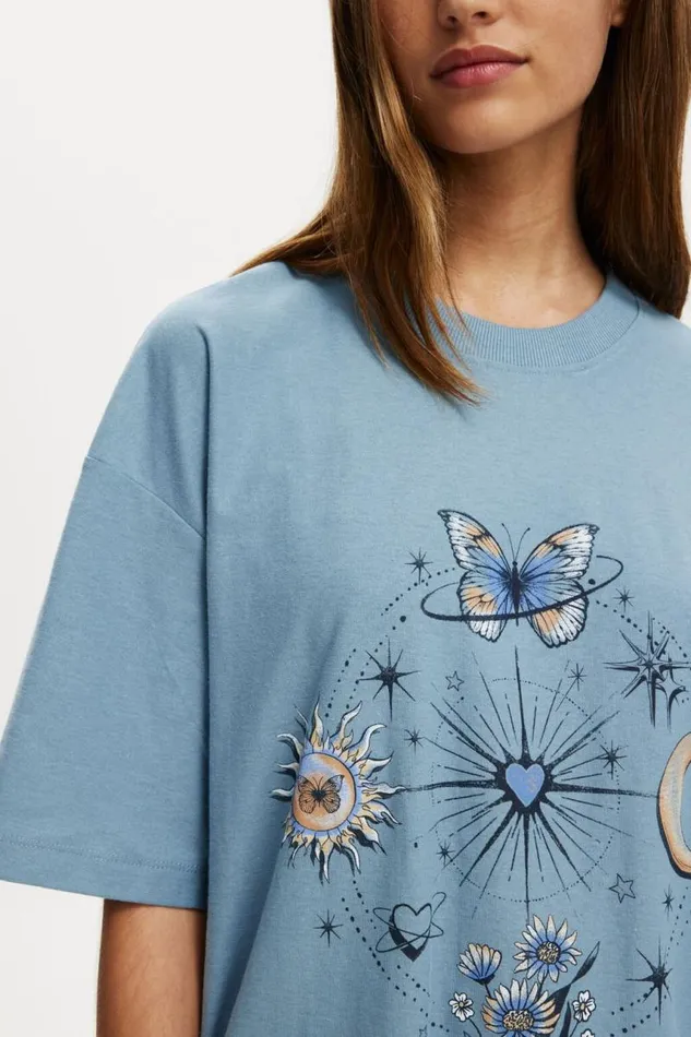 Cotton On Tops The Boxy Graphic Tee Cosmic Sky Ocean Storm 8211 Women Cotton On Tops The Boxy Graphic Tee Cosmic Sky Ocean Storm 8211 Women