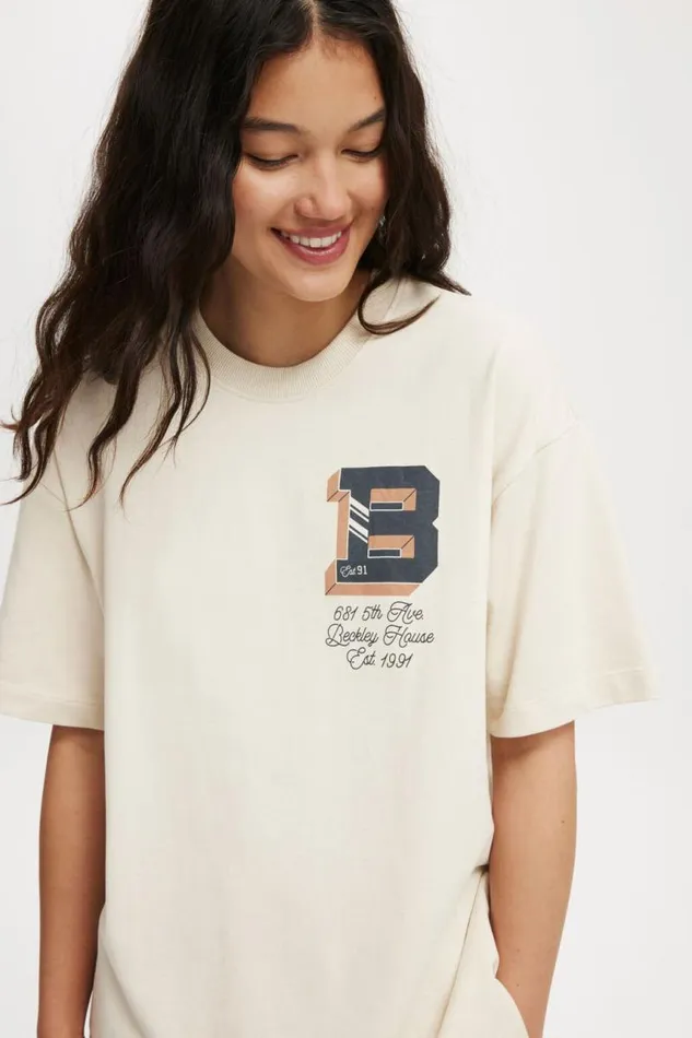 Cotton On Tops The Premium Boxy Graphic Tee B Coconut 8211 Women Cotton On Tops The Premium Boxy Graphic Tee B Coconut 8211 Women
