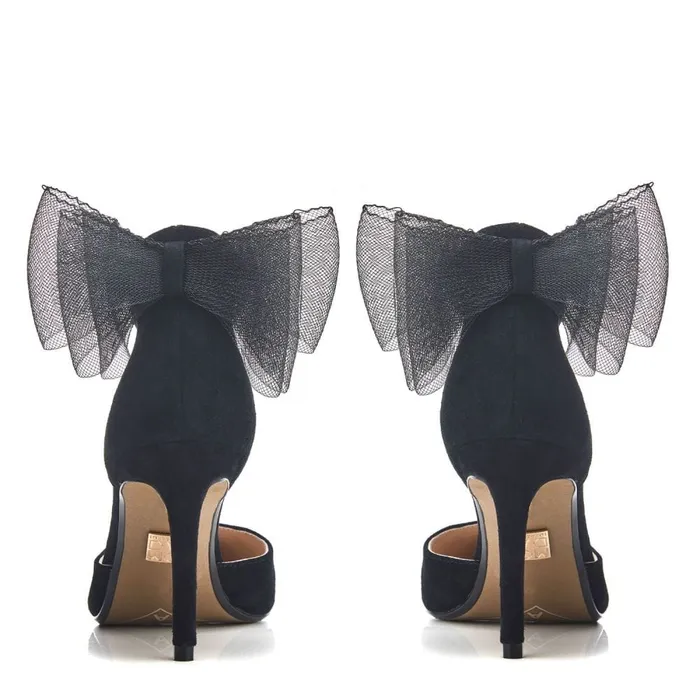 Court Shoes Women Moda In Pelle Jazlyne Black Suede