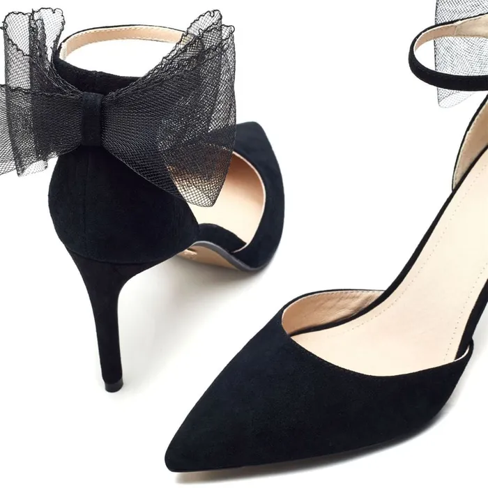 Court Shoes Women Moda In Pelle Jazlyne Black Suede