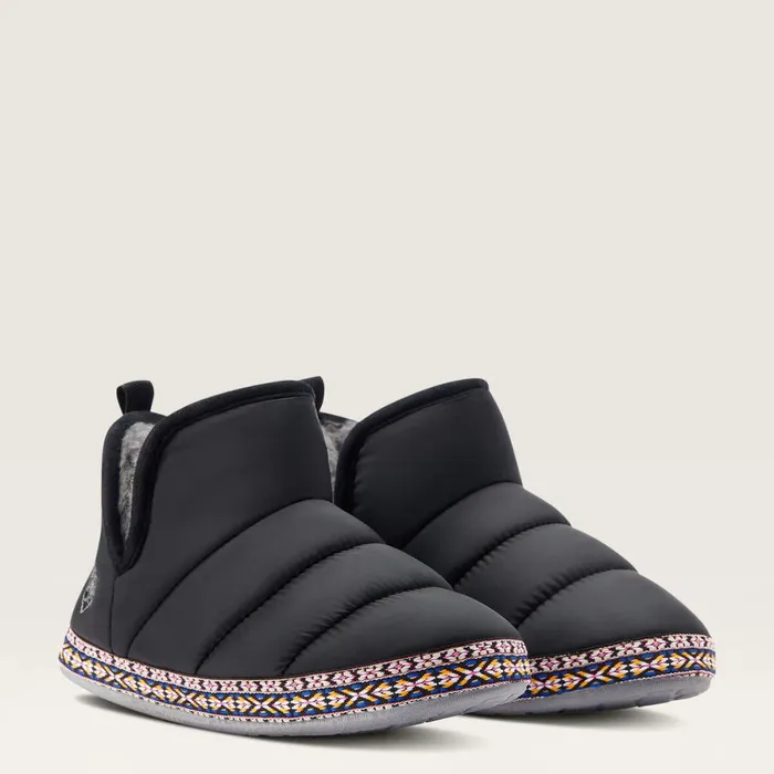 Crius Bootie Slipper Black Women Ariat Slippers Crius Bootie Slipper Black Women Ariat Slippers