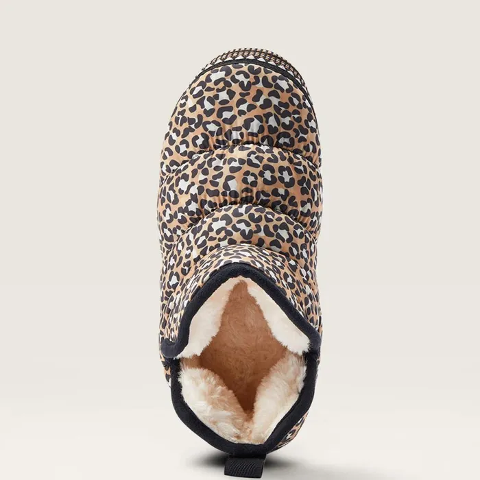 Crius Bootie Slipper Tan Leopard Print Women Ariat Slippers Crius Bootie Slipper Tan Leopard Print Women Ariat Slippers