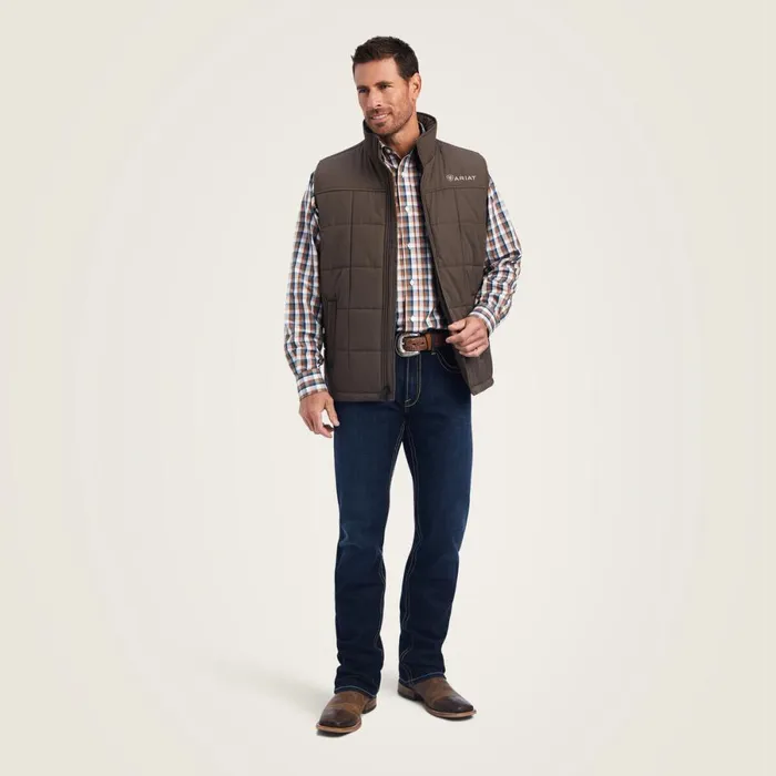 Crius Insulated Vest Banyan Bark Men Ariat Jackets and Vests Crius Insulated Vest Banyan Bark Men Ariat Jackets and Vests