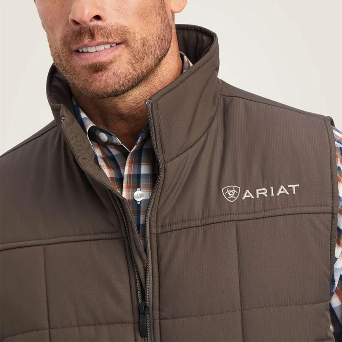 Crius Insulated Vest Banyan Bark Men Ariat Jackets and Vests Crius Insulated Vest Banyan Bark Men Ariat Jackets and Vests