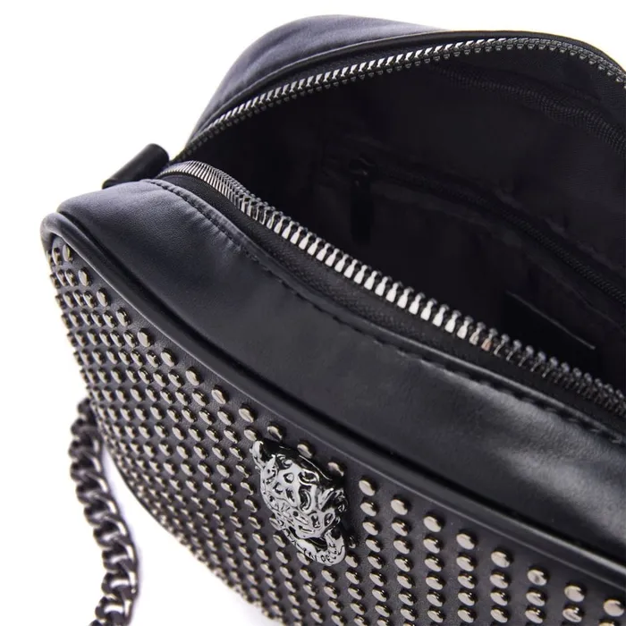 Crossbody Bags Women Moda In Pelle Beth Bag Black Porvair Crossbody Bags Women Moda In Pelle Beth Bag Black Porvair