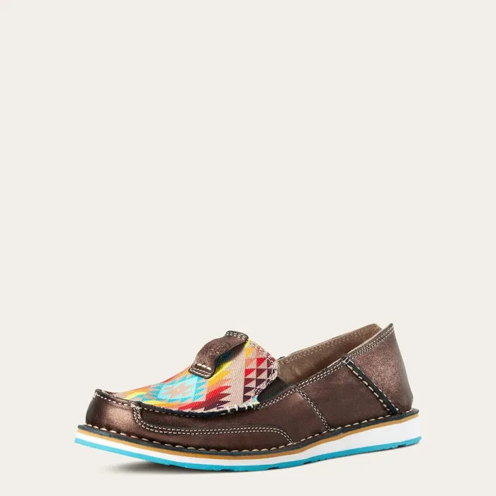 Cruiser Copper Metallic Rainbow Blanket Women Ariat Shoes and Sneakers