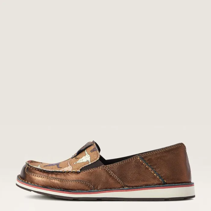 Cruiser Metallic Bronze Pink Steerhead Women Ariat Shoes and Sneakers Cruiser Metallic Bronze Pink Steerhead Women Ariat Shoes and Sneakers