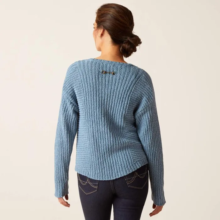 Daneway Sweater Blue Shadow Women Ariat Sweaters and Cardigans Daneway Sweater Blue Shadow Women Ariat Sweaters and Cardigans