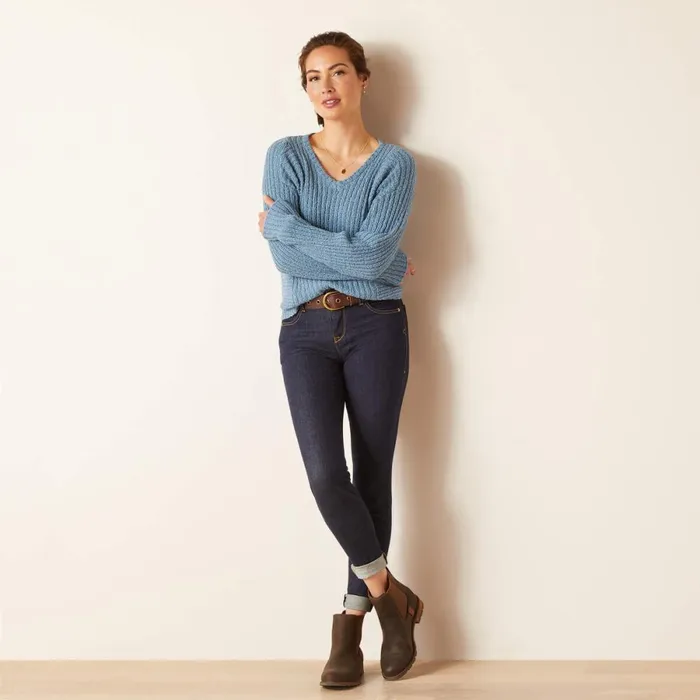 Daneway Sweater Blue Shadow Women Ariat Sweaters and Cardigans Daneway Sweater Blue Shadow Women Ariat Sweaters and Cardigans