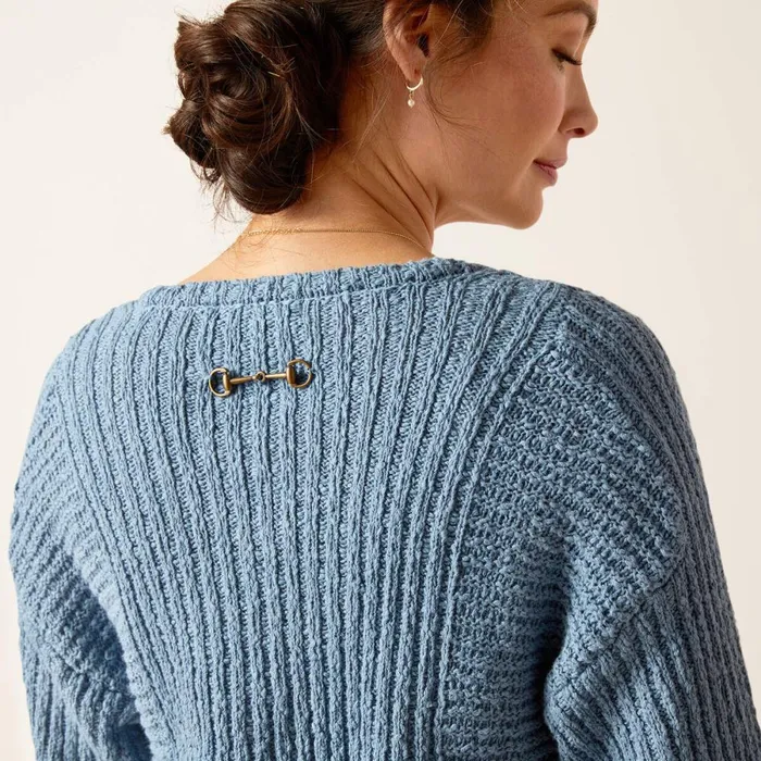Daneway Sweater Blue Shadow Women Ariat Sweaters and Cardigans Daneway Sweater Blue Shadow Women Ariat Sweaters and Cardigans