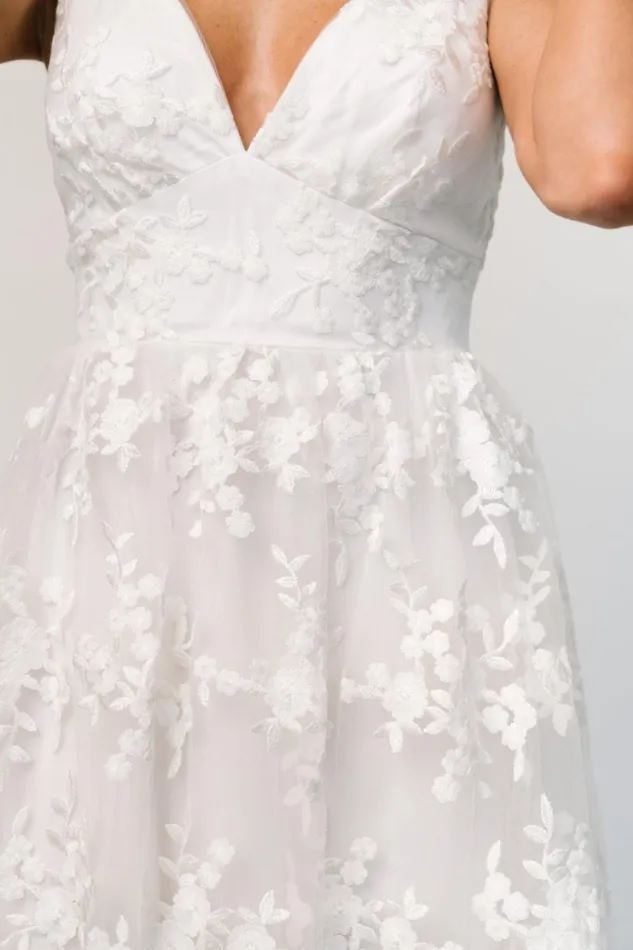 Dante Applique Midi Dress Off White Women Baltic Born Tulle Styles Dante Applique Midi Dress Off White Women Baltic Born Tulle Styles