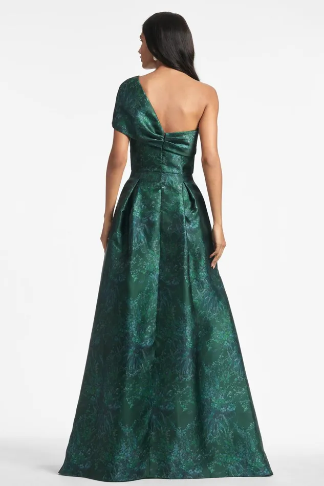Deliah Gown 8211 Malachite Bouquet Multi Women Sachin and Babi Evening