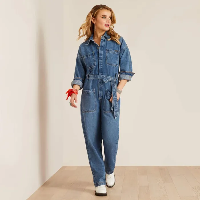 Denim Jumpsuit Georgia Women Ariat Denim Denim Jumpsuit Georgia Women Ariat Denim