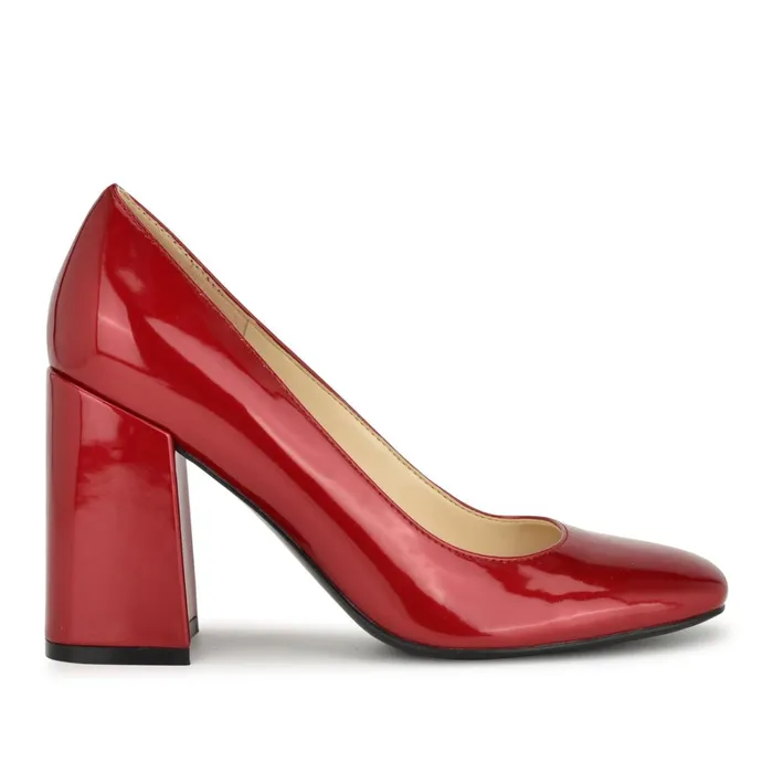 Deon Dress Pumps Red Women Nine West Pumps