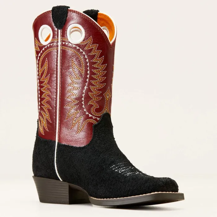 Derby Monroe Western Boot Black Roughout Kids Ariat Big Kids039 Footwear Derby Monroe Western Boot Black Roughout Kids Ariat Big Kids039 Footwear