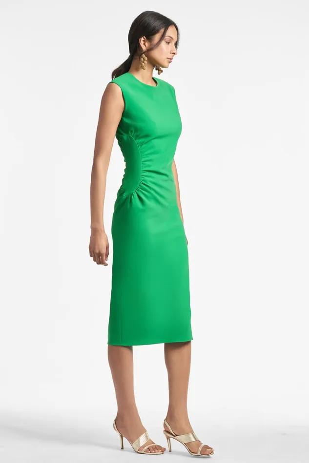 Diana Dress 8211 Kelly Green Women Sachin and Babi Sleeveless