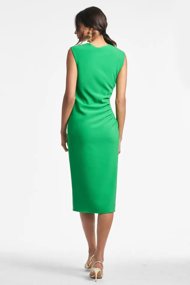 Diana Dress 8211 Kelly Green Women Sachin and Babi Sleeveless