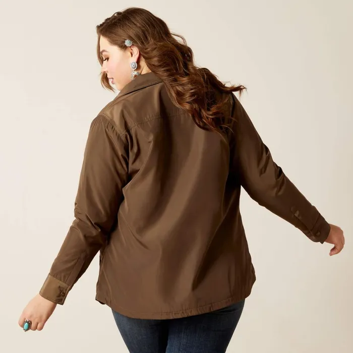 Dilon Shirt Jacket Canteen Women Ariat Jackets and Vests Dilon Shirt Jacket Canteen Women Ariat Jackets and Vests