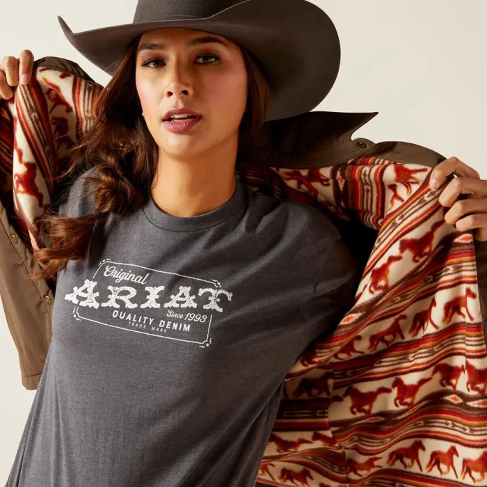 Dilon Shirt Jacket Canteen Women Ariat Jackets and Vests Dilon Shirt Jacket Canteen Women Ariat Jackets and Vests