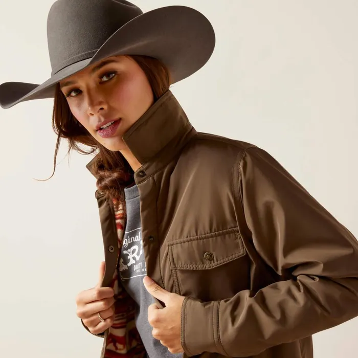 Dilon Shirt Jacket Canteen Women Ariat Jackets and Vests Dilon Shirt Jacket Canteen Women Ariat Jackets and Vests