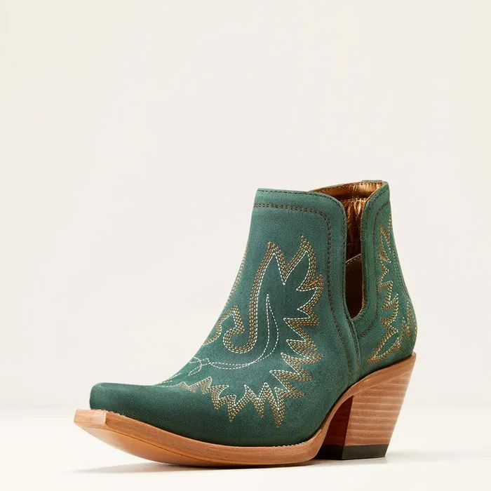 Dixon Bootie Poseidon Suede Women Ariat Western Boots