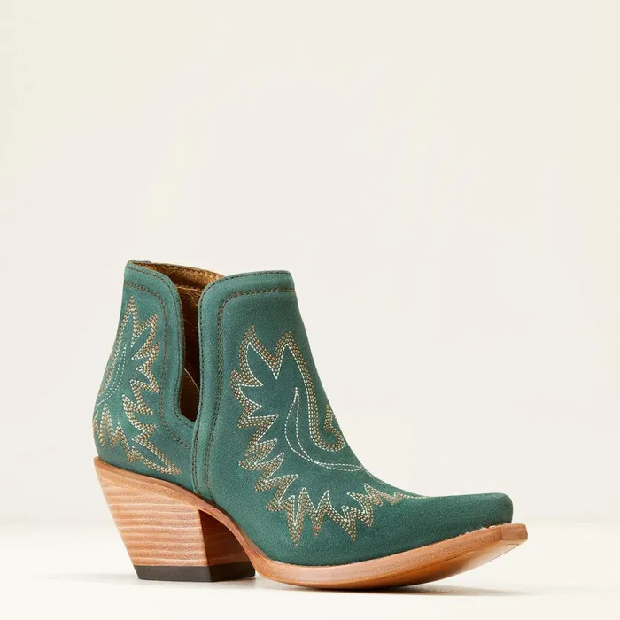 Dixon Bootie Poseidon Suede Women Ariat Western Boots