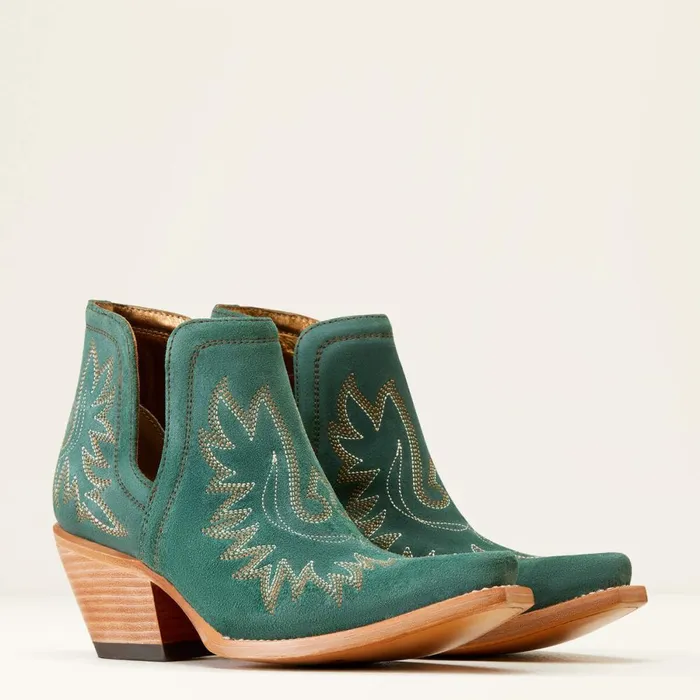 Dixon Bootie Poseidon Suede Women Ariat Western Boots